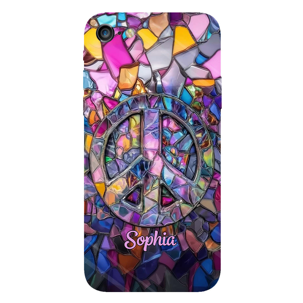 Coque de téléphone personnalisée Hippie Soul - Motif hippie intégral