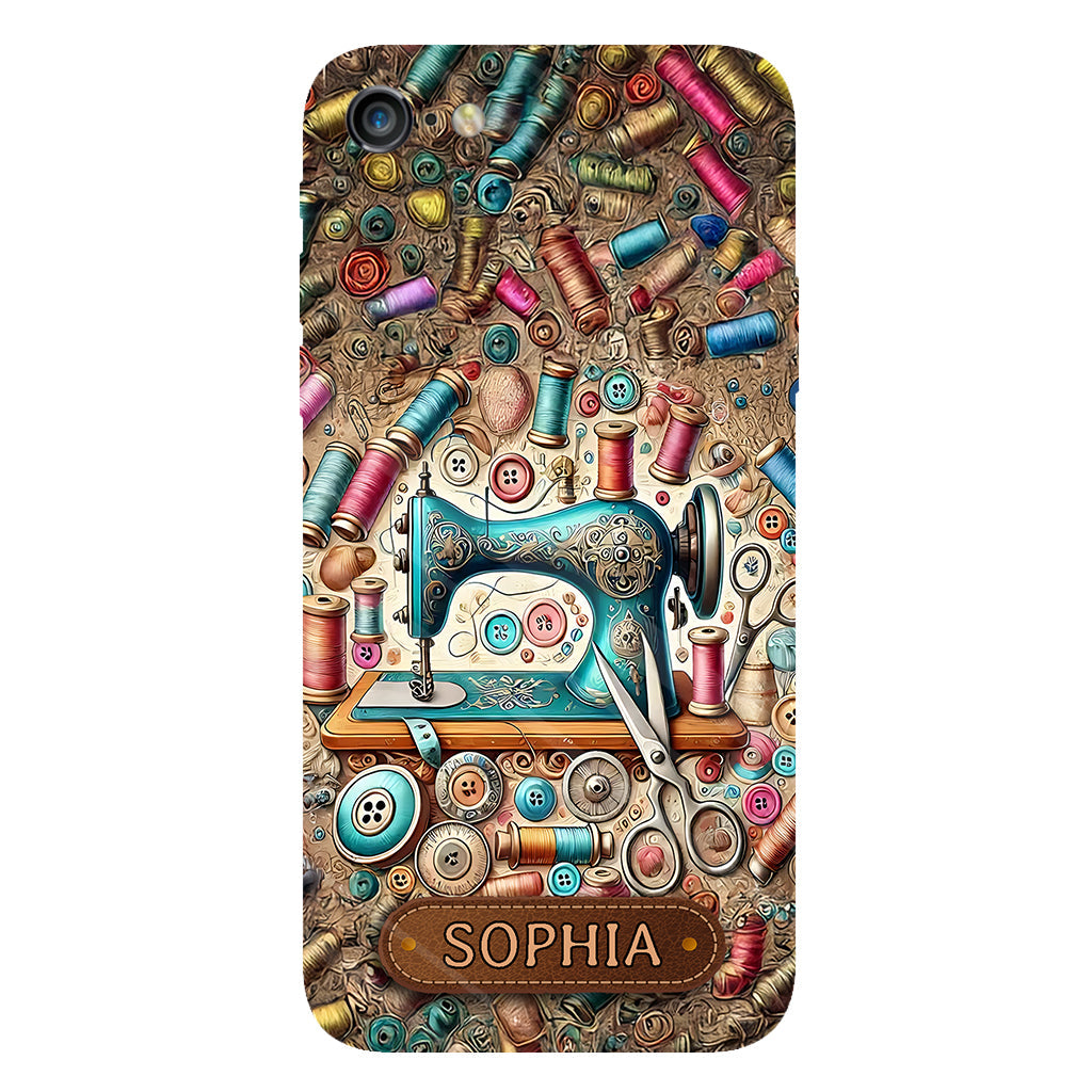 Coque de téléphone personnalisée « Couture » ​​avec imprimé intégral