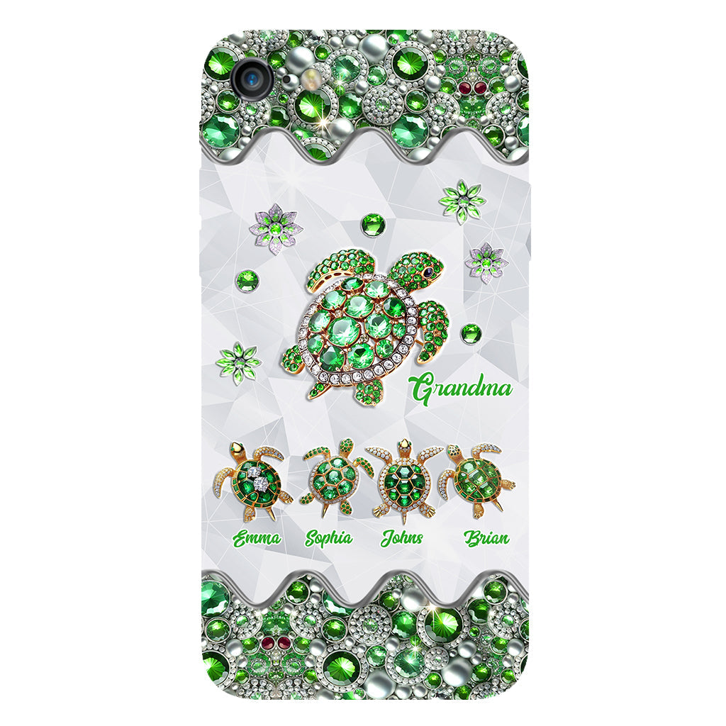 Grandma Of Little Turtles - Personalized Grandma Full Print Phone Case