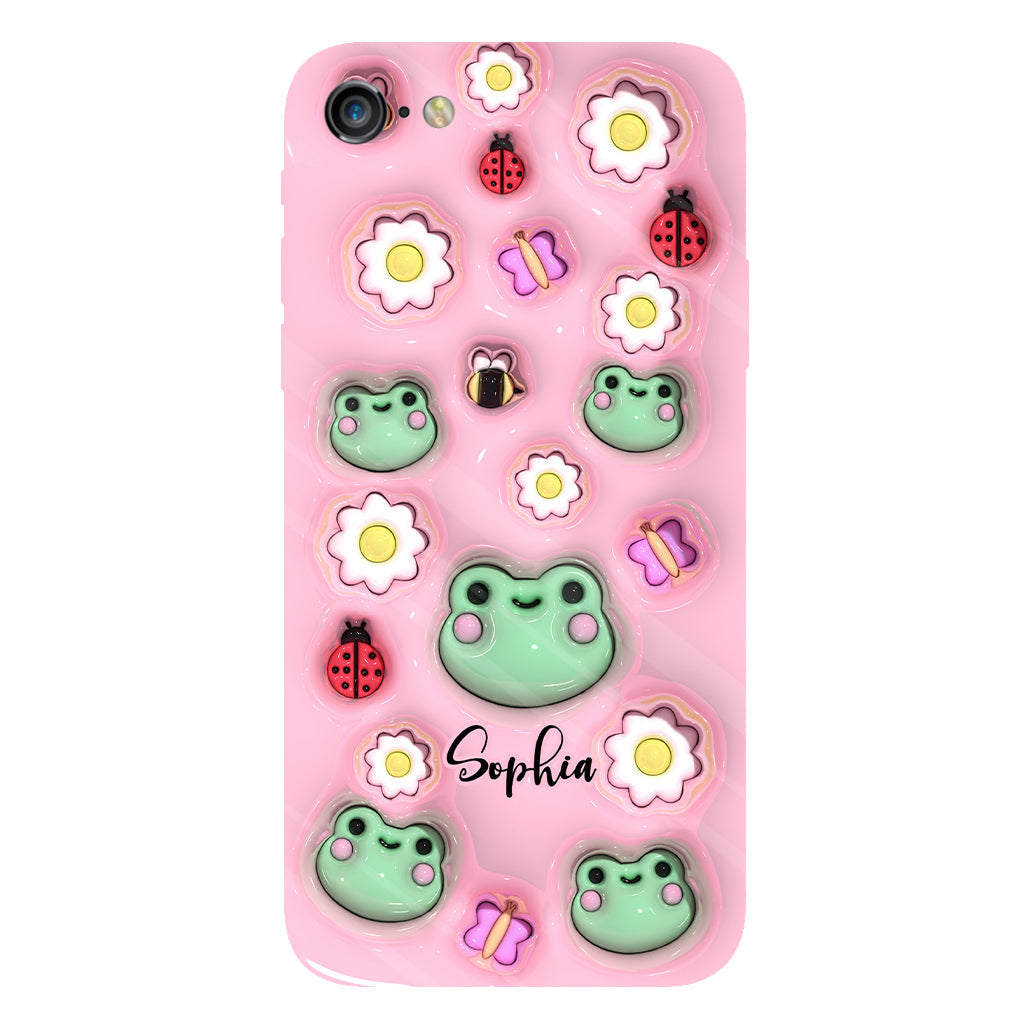 Coque de téléphone personnalisée « Grenouilles » - Motif grenouille intégral