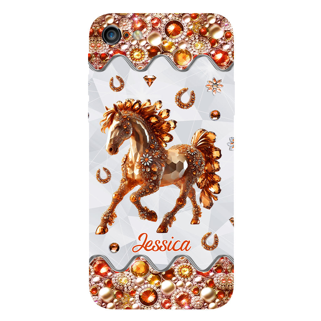 Just A Girl Who Loves Horses - Personalized Horse Full Print Phone Case