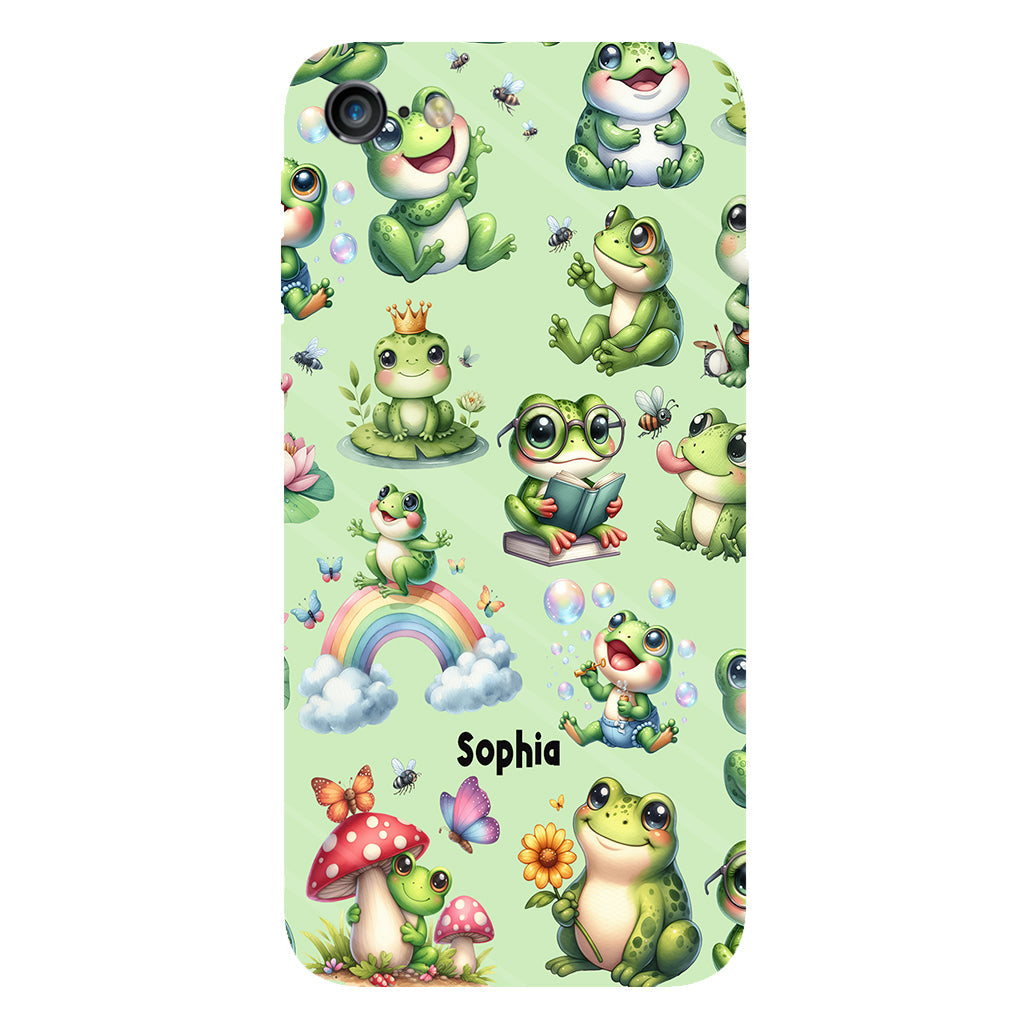 Just A Girl Who Loves Frogs - Personalized Frog Full Print Phone Case