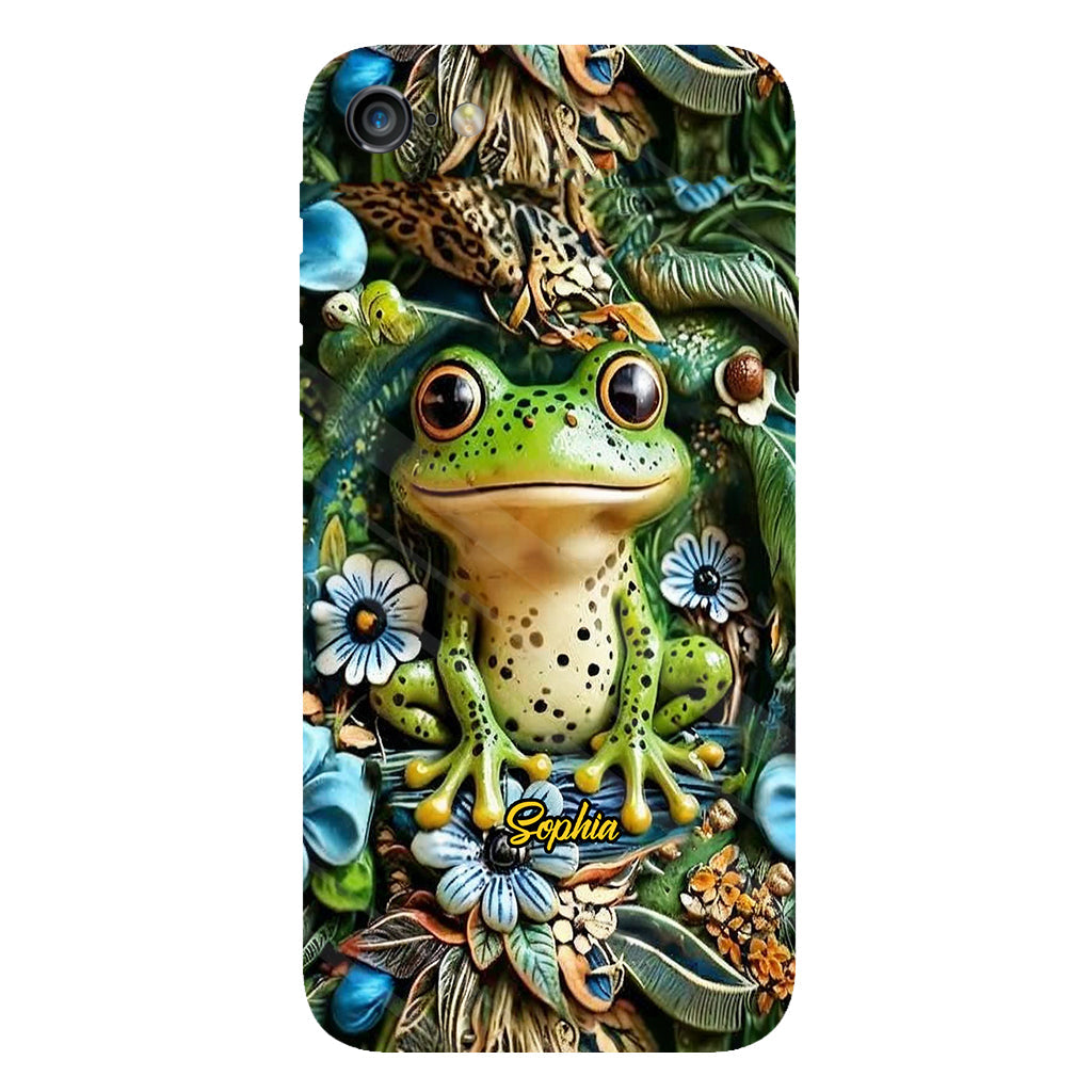 Coque de téléphone personnalisée « Grenouilles » - Motif grenouille intégral