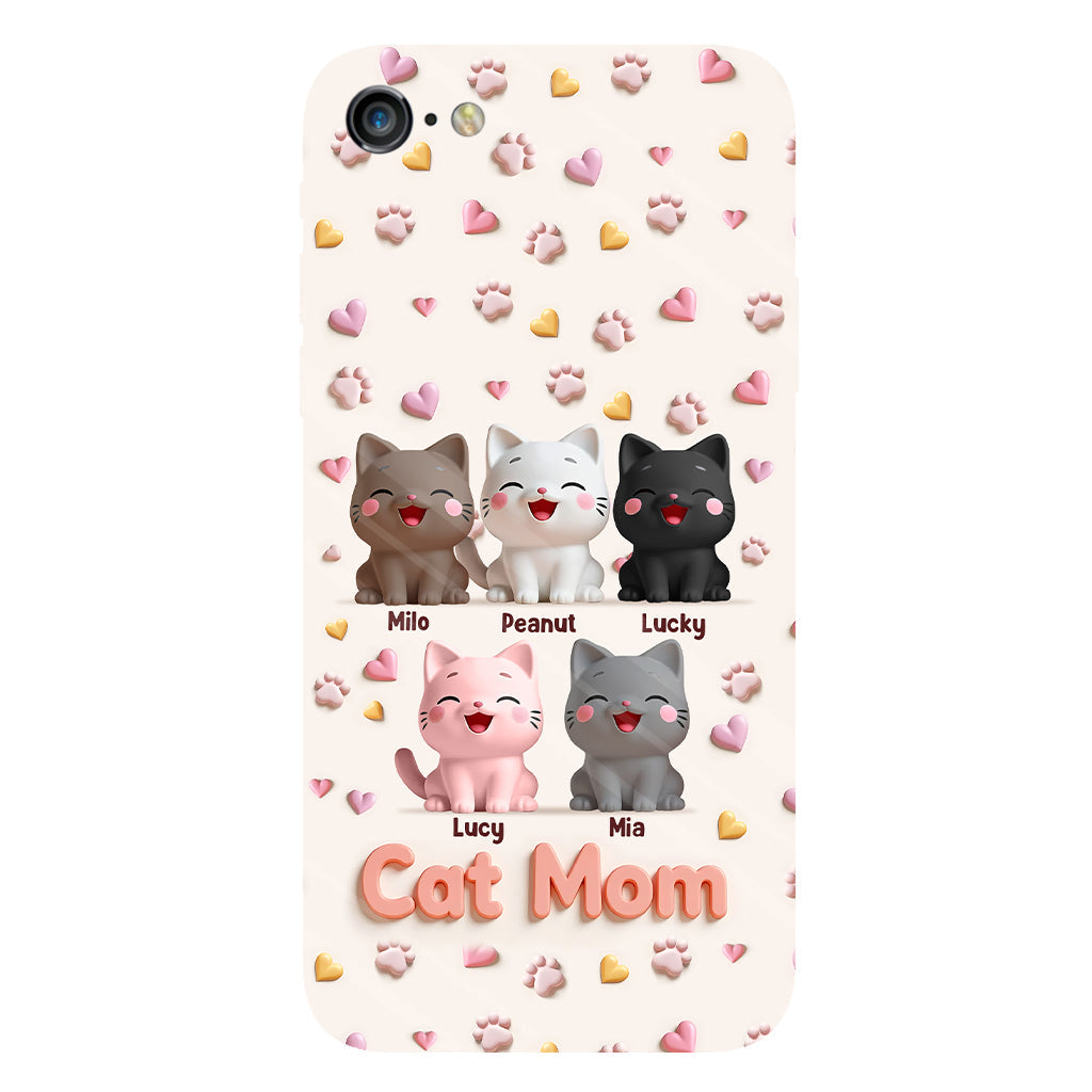 Cat Mom - Personalized Cat Full Print Phone Case