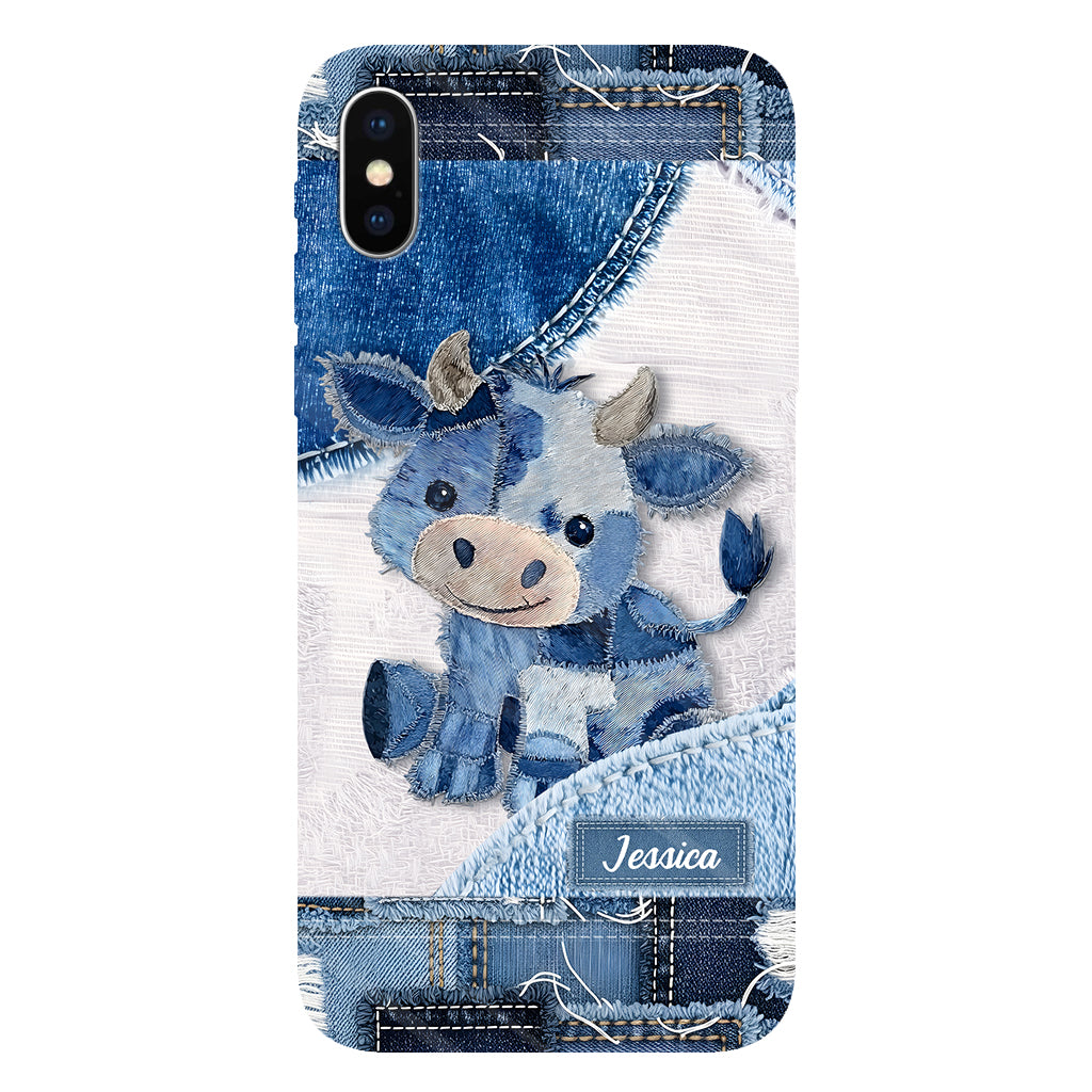 Coque de téléphone personnalisée avec imprimé vache des Highlands - Mignonne vache des Highlands