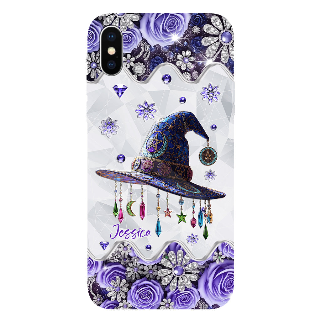 Magnifique chapeau de sorcière - Coque de téléphone personnalisée avec imprimé intégral de sorcière