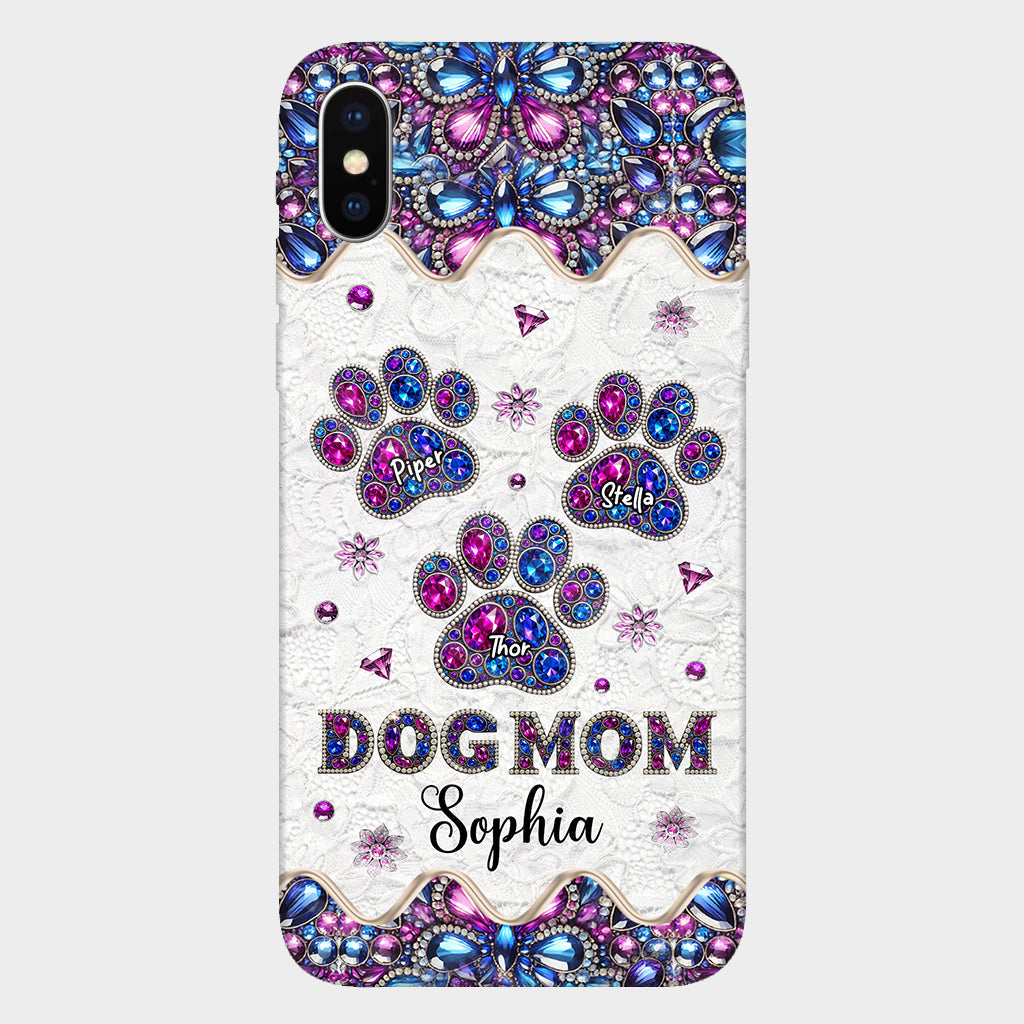 Maman de chien - Coque de téléphone personnalisée avec motif chien intégral