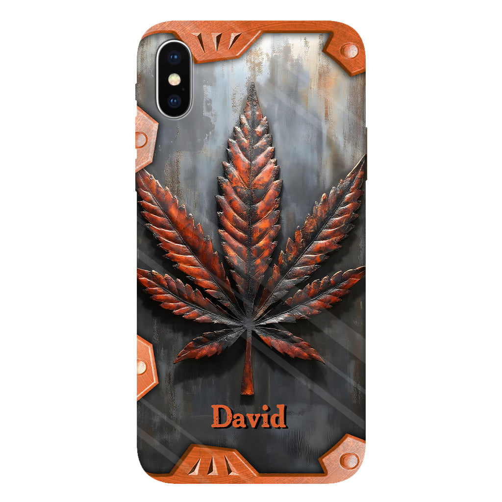 Stunning Leaf - Personalized Weed Full Print Phone Case