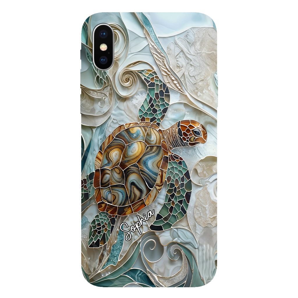Love Turtles - Personalized Turtle Full Print Phone Case