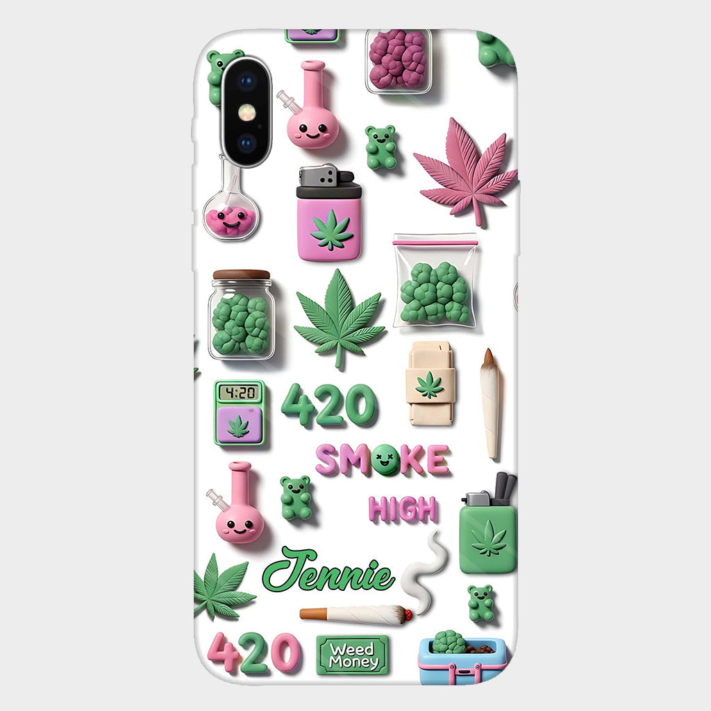 Stoner Chic - Personalized Weed Full Print Phone Case