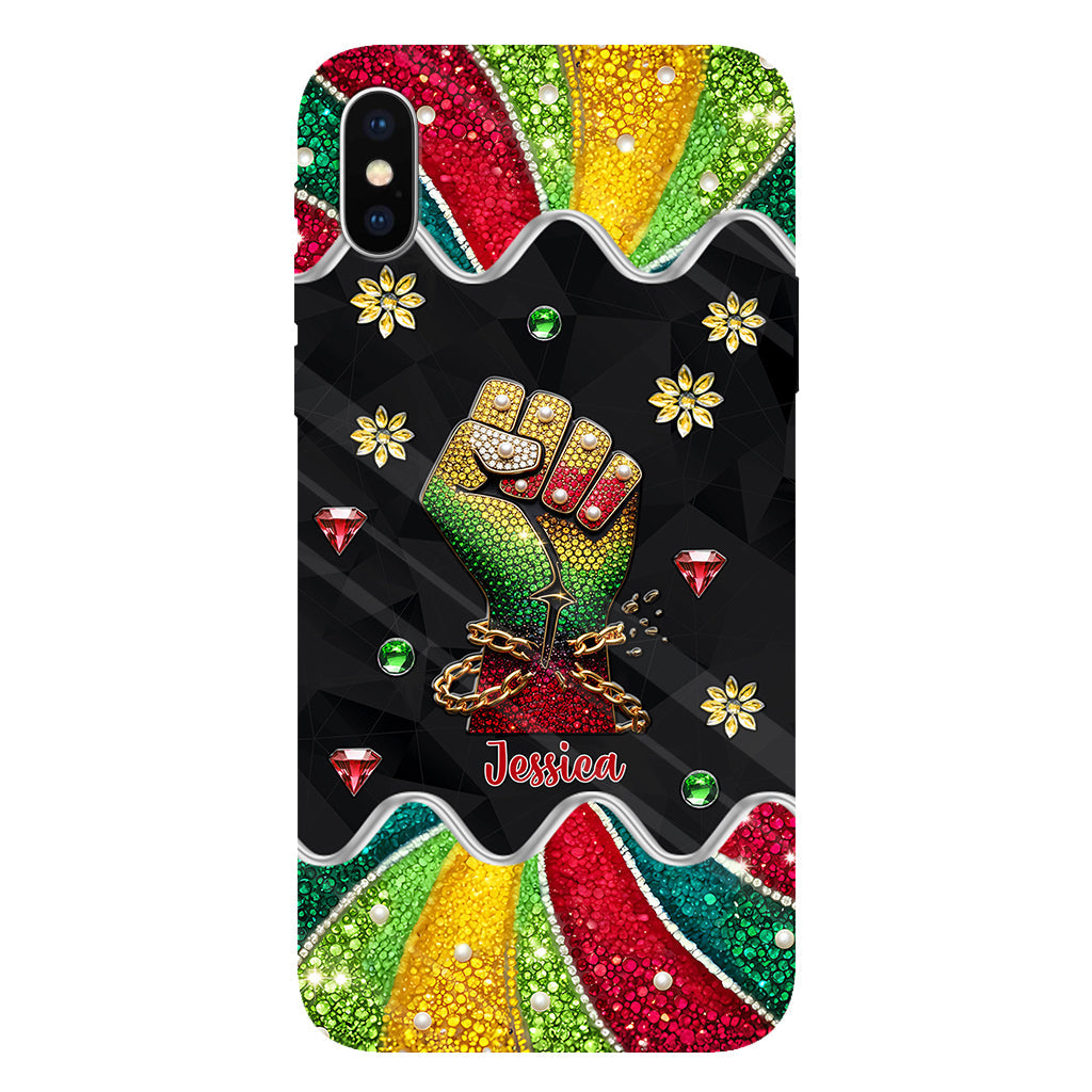 Ils ne nous aiment pas - Coque de téléphone et support de téléphone personnalisés Juneteenth avec impression intégrale