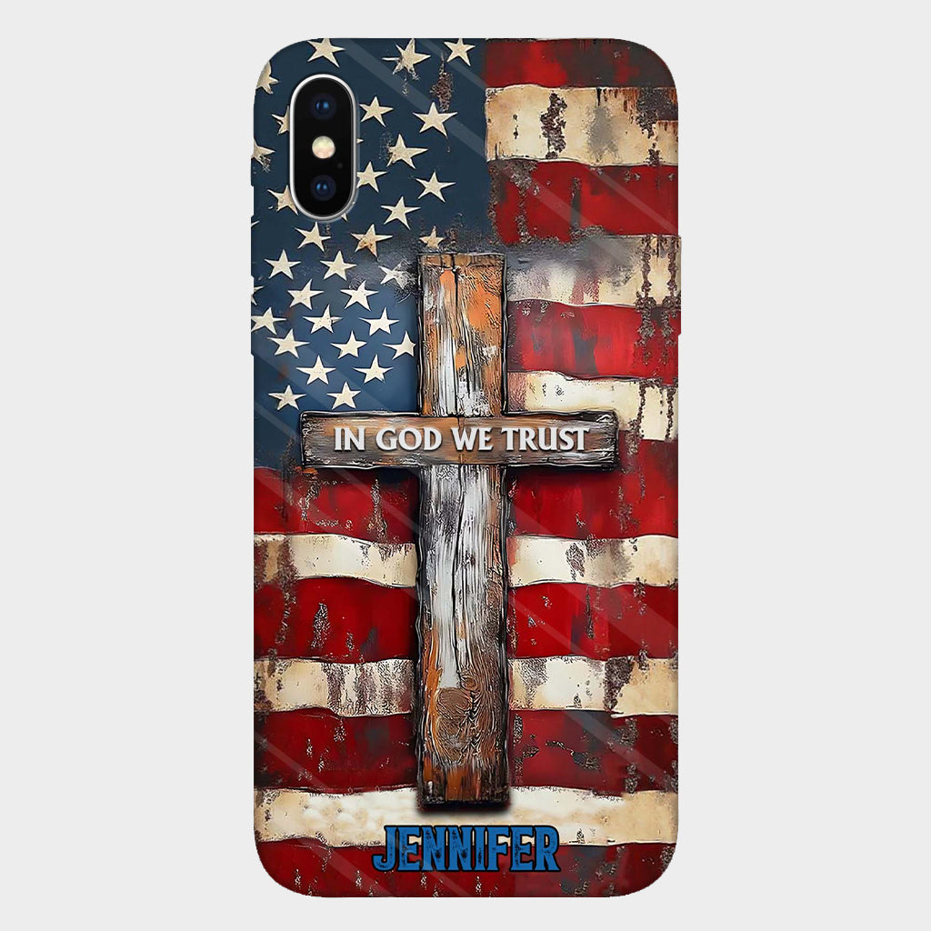 In God We Trust - Personalized Christian Full Print Phone Case