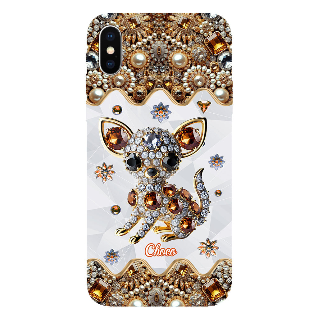 Love Chihuahuas - Personalized Dog Full Print Phone Case