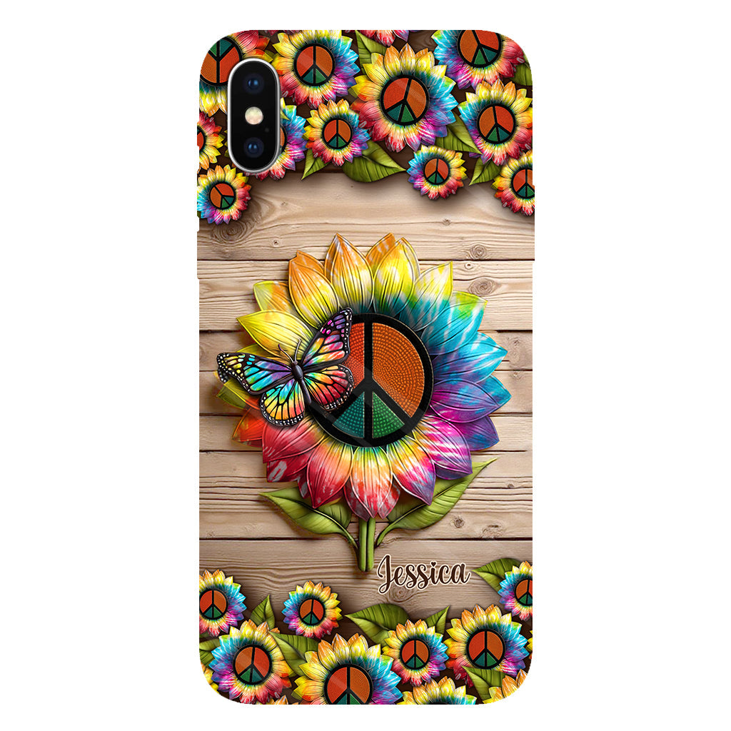 Coque de téléphone personnalisée Hippie Soul - Motif hippie intégral
