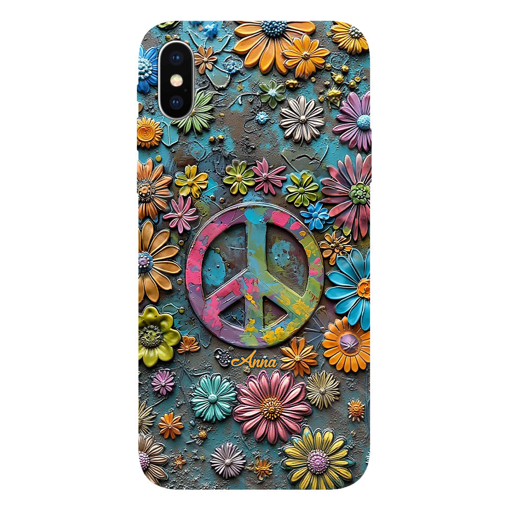 Coque de téléphone personnalisée Hippie Soul - Motif hippie intégral