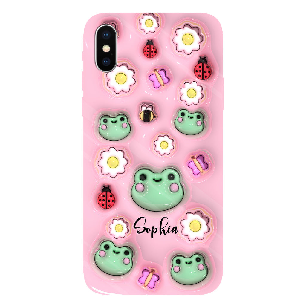 Coque de téléphone personnalisée « Grenouilles » - Motif grenouille intégral
