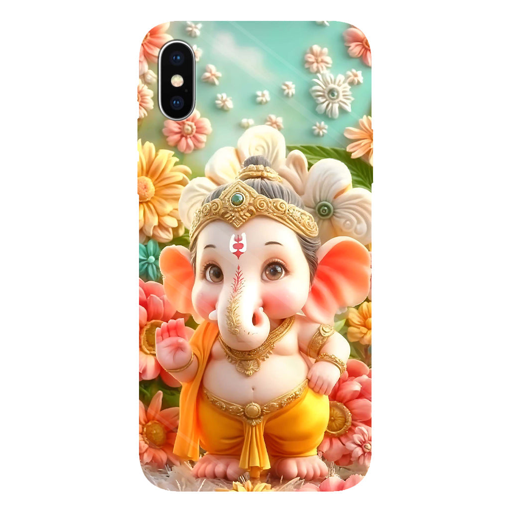 Coque de téléphone Ganesha - Impression intégrale hindoue