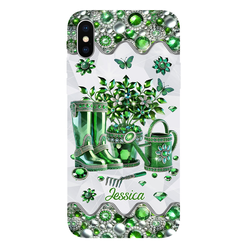 Just A Girl Who Loves Gardening - Personalized Gardening Full Print Phone Case