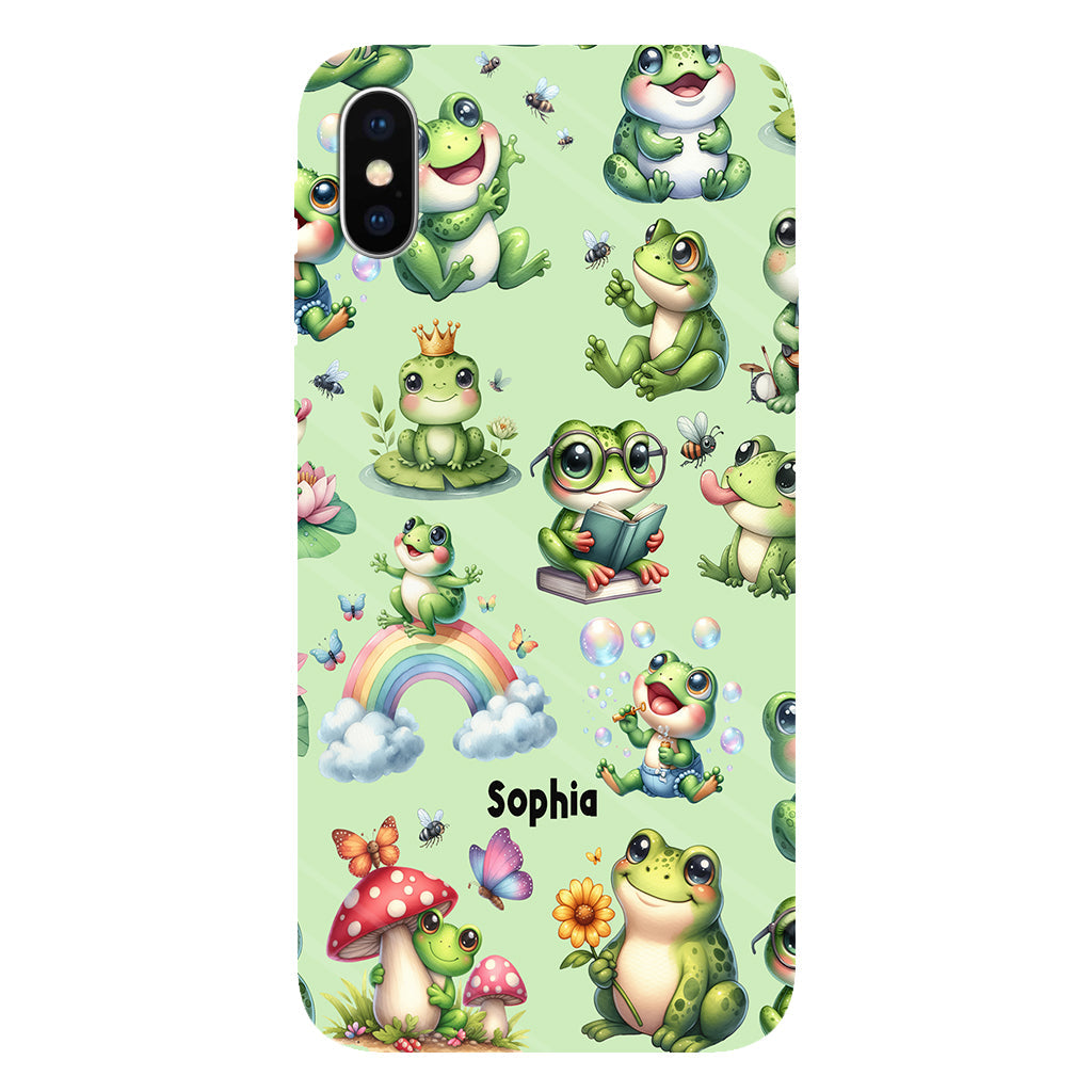 Just A Girl Who Loves Frogs - Personalized Frog Full Print Phone Case