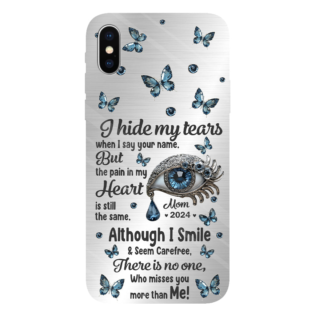 Mes larmes - Coque de téléphone personnalisée en hommage à mes larmes