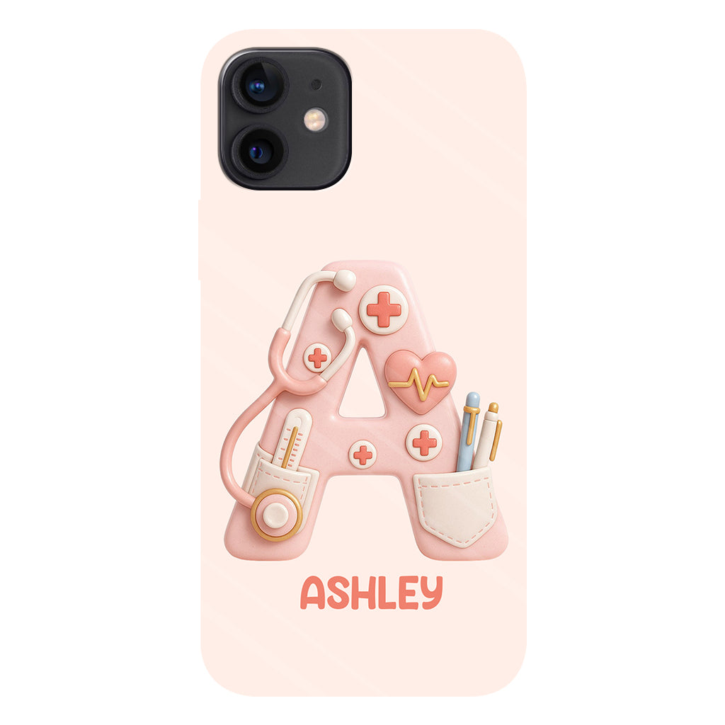 Nurse Alphabet Custom - Personalized Nurse Full Print Phone Case