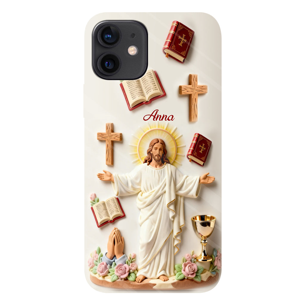 Faith Over Fear - Personalized Christian Full Print Phone Case