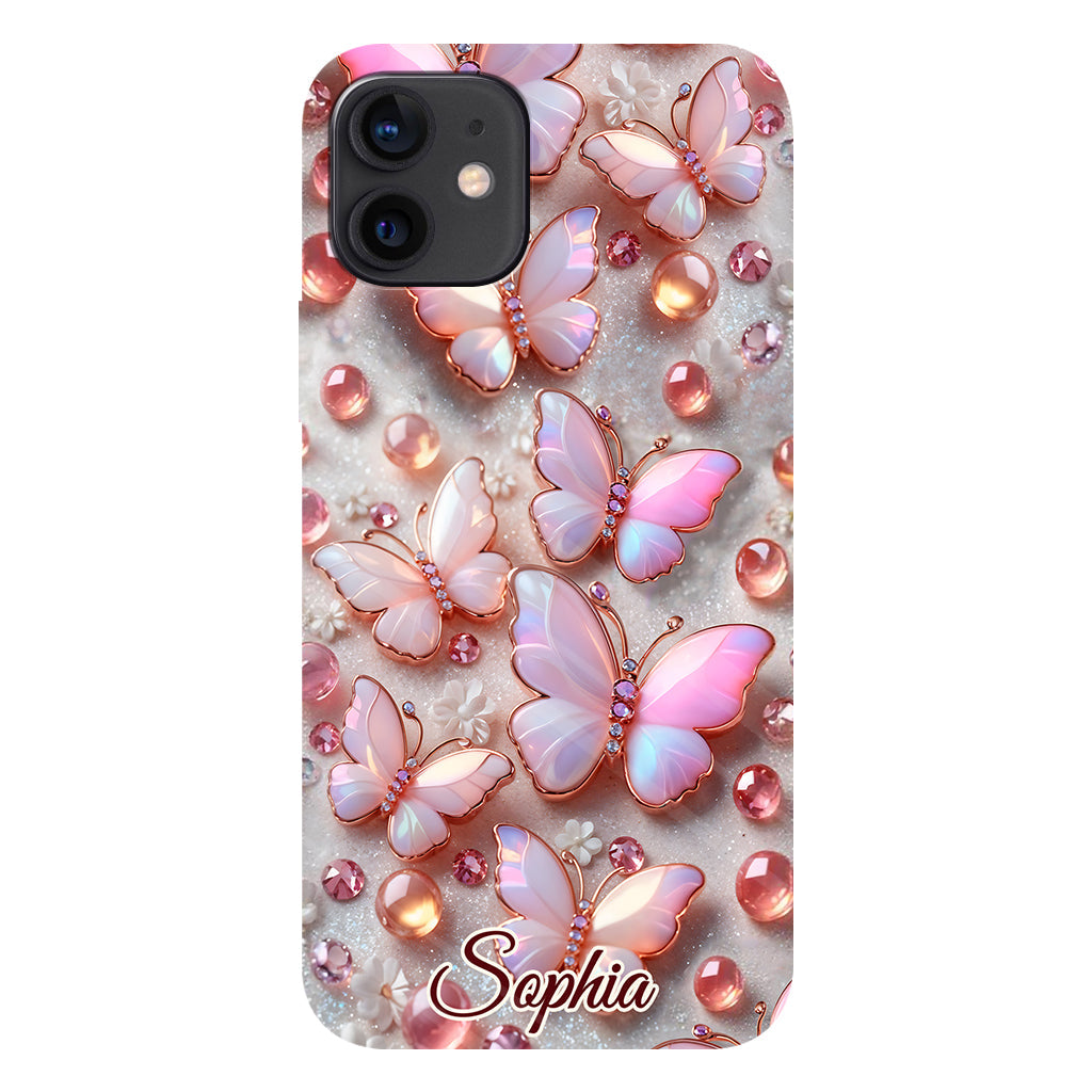 Stunning Butterflies - Personalized Butterfly Full Print Phone Case