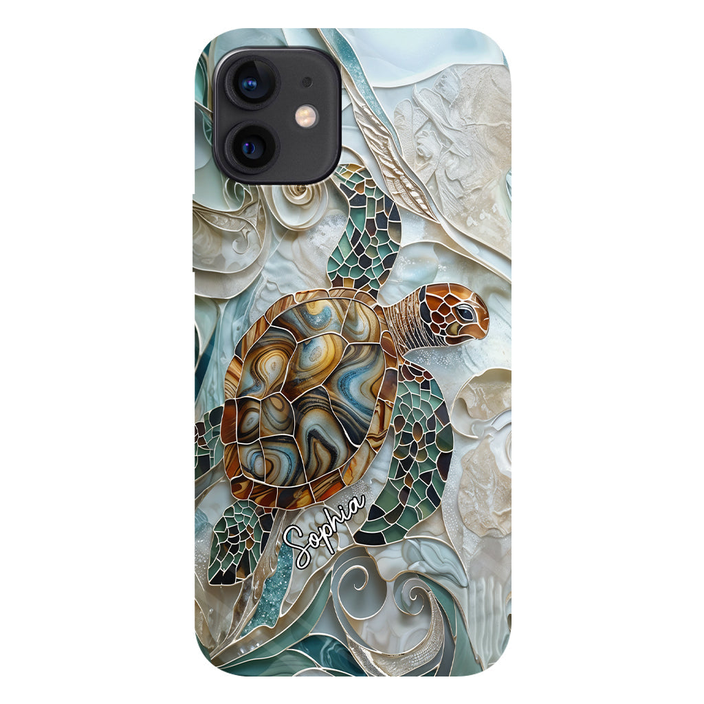 Love Turtles - Personalized Turtle Full Print Phone Case