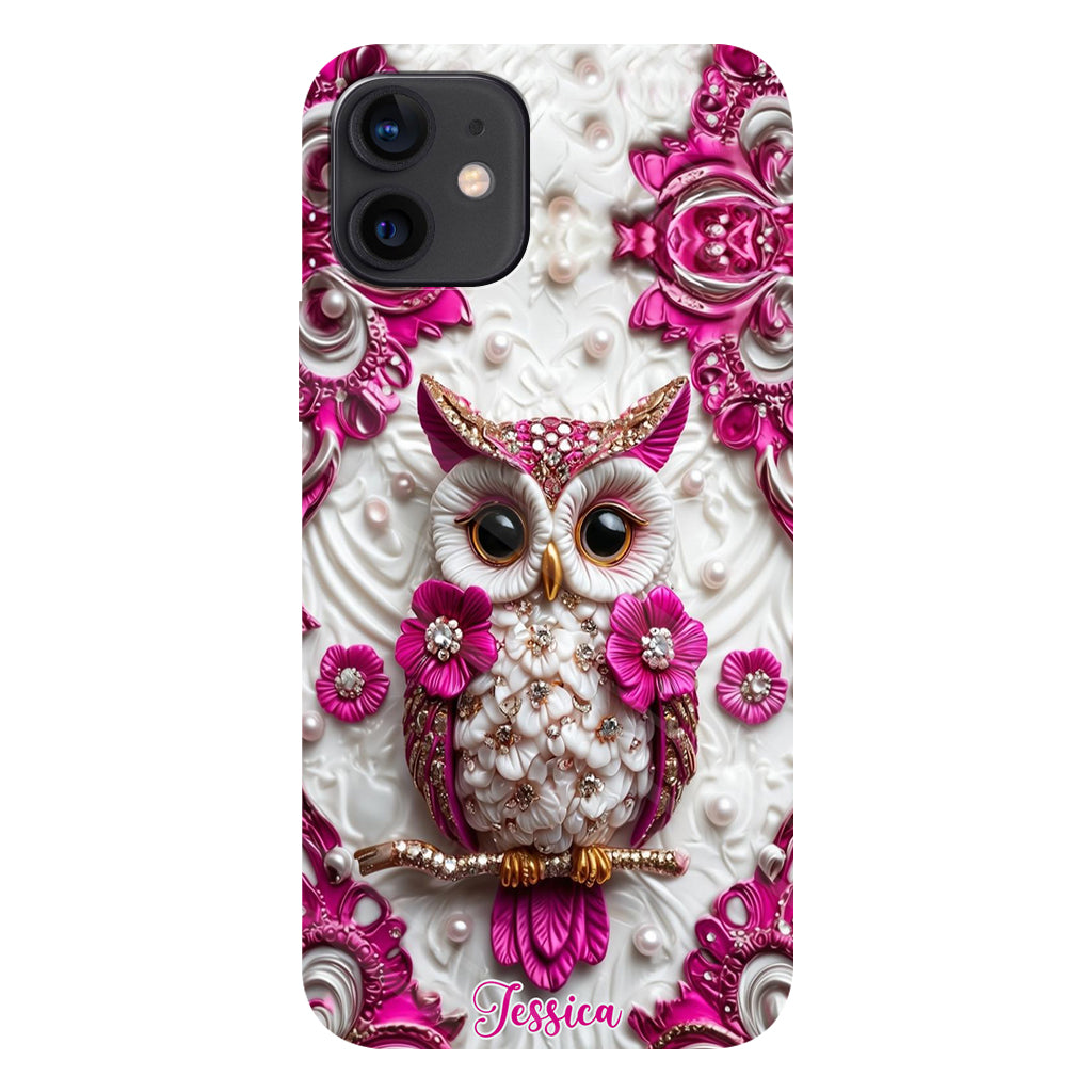 Magic Owl - Personalized Owl Full Print Phone Case