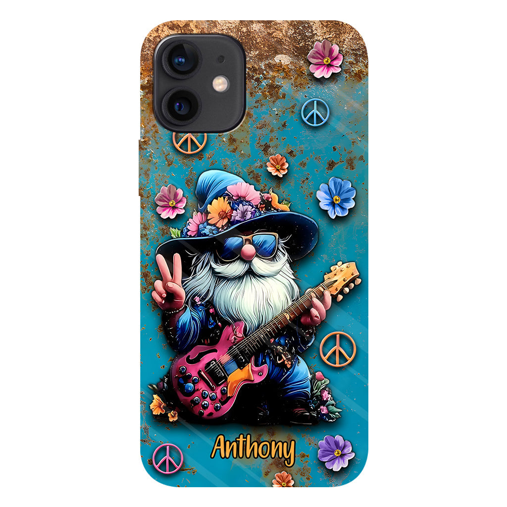Coque de téléphone personnalisée Hippie Gnome - Motif hippie intégral