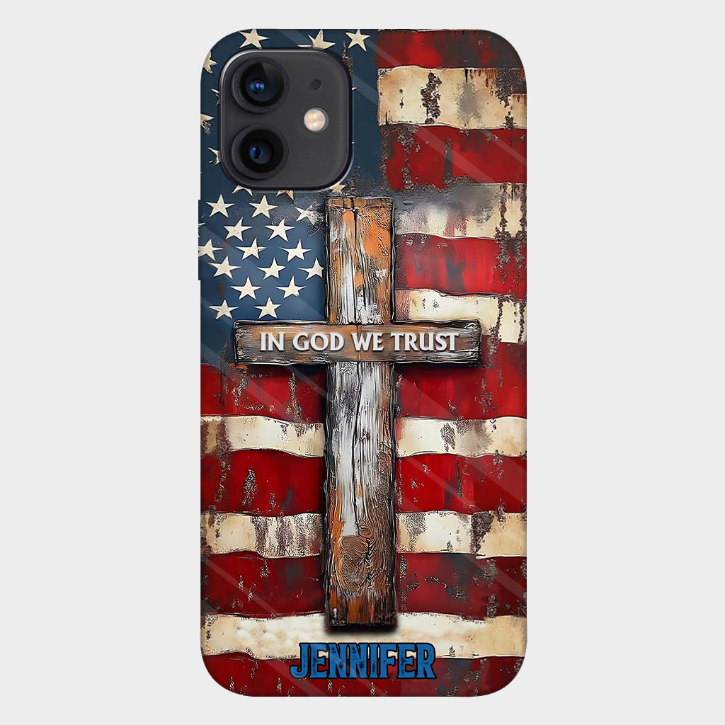 In God We Trust - Personalized Christian Full Print Phone Case
