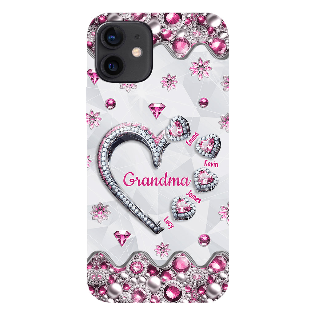 Cadeau pour grand-mère, maman… - Coque de téléphone personnalisée avec impression intégrale « Grand-mère »