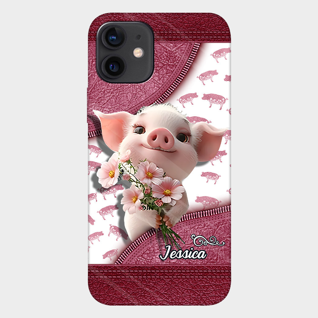 Love Pig - Personalized Pig Lover Full Print Phone Case