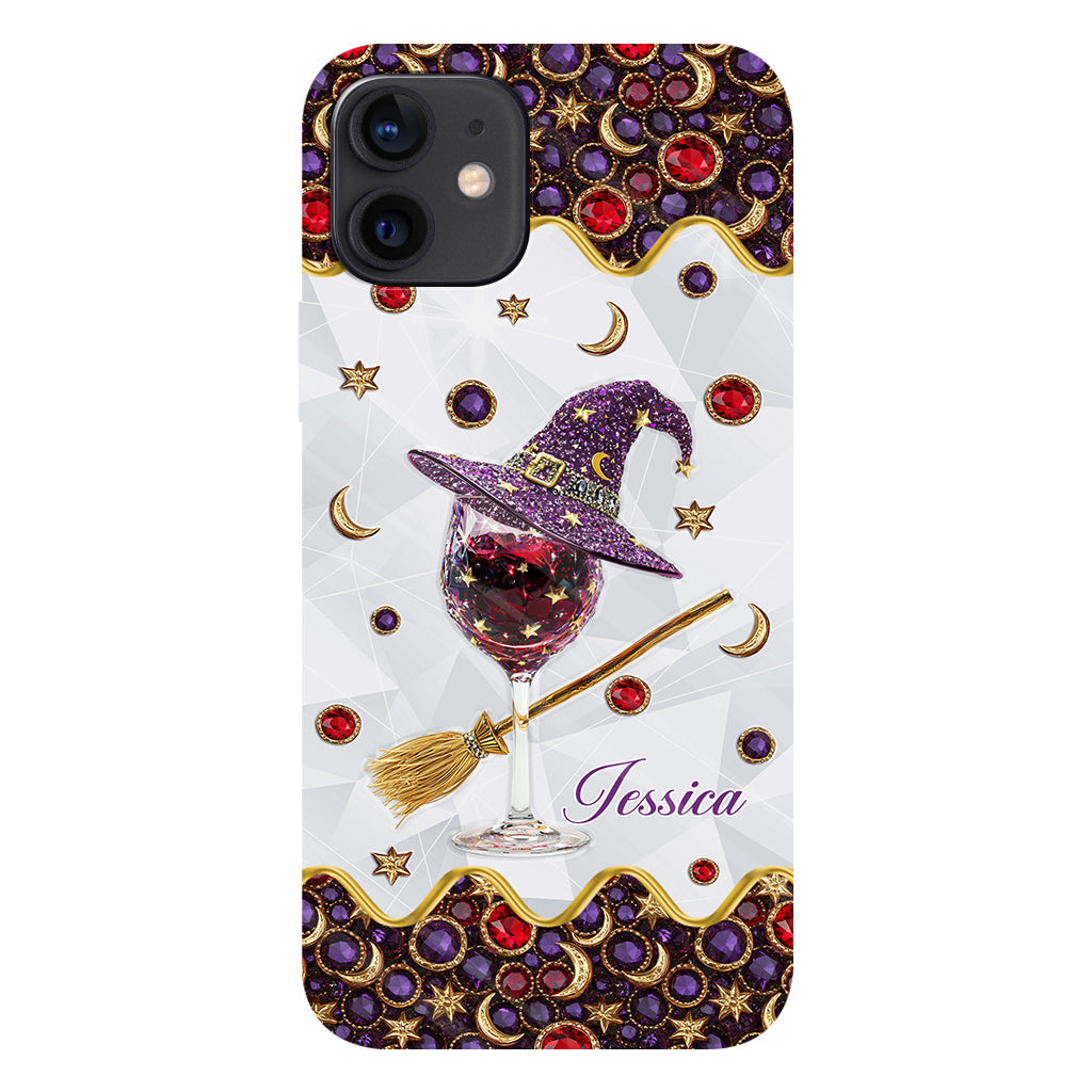 Wine Witch - Personalized Witch Full Print Phone Case