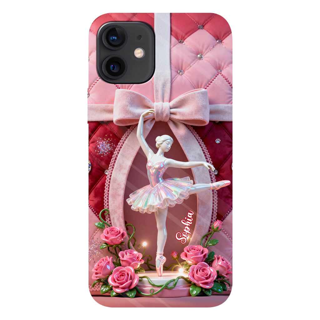 Just A Girl Who Loves To Dance - Personalized Ballet Full Print Phone Case