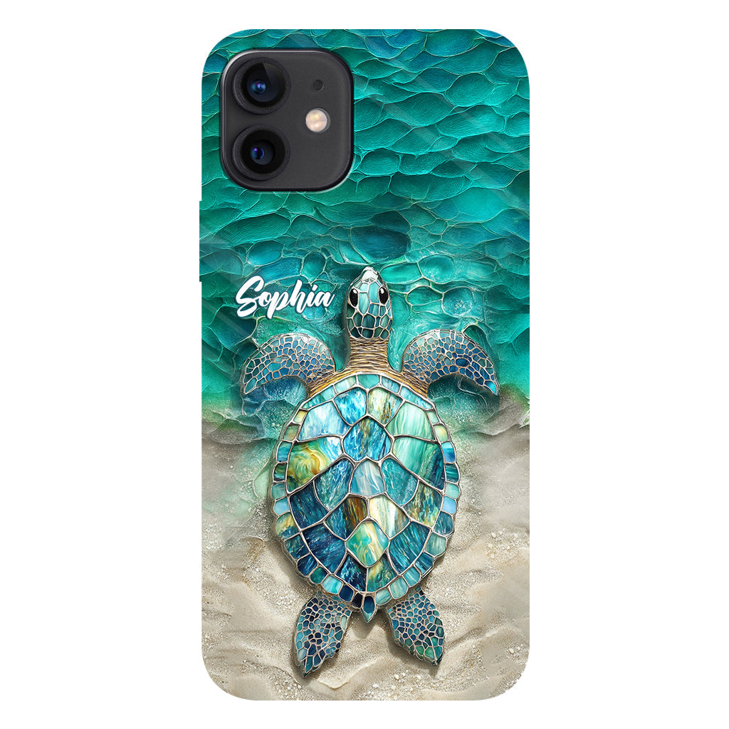 Sea Turtle Lovers - Personalized Turtle Full Print Phone Case