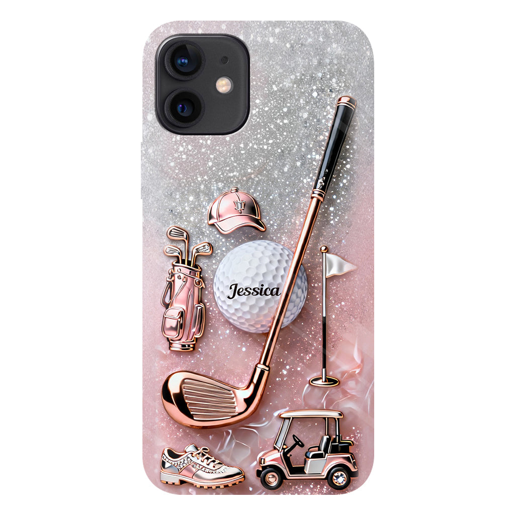 Passionné de golf ? Coque de téléphone personnalisée avec imprimé golf intégral