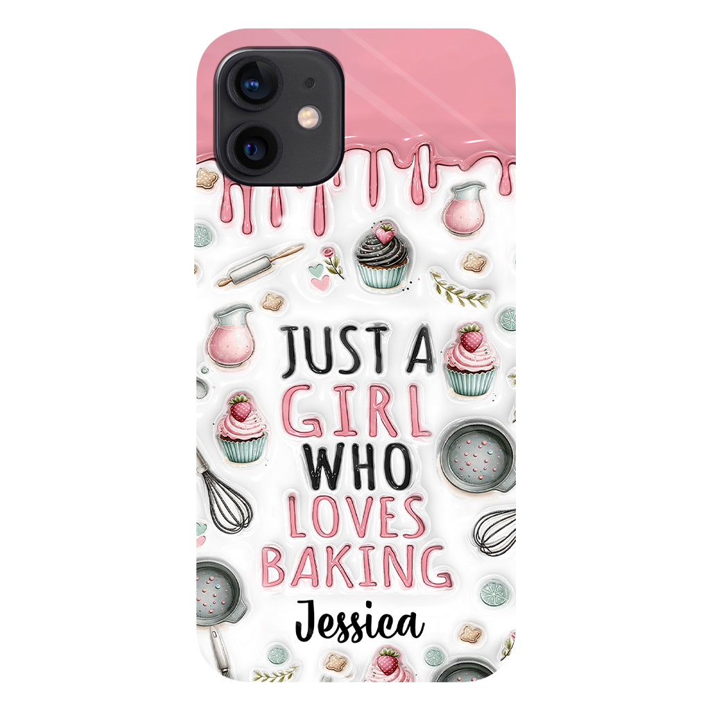Just A Girl Who Loves Baking - Personalized Baking Full Print Phone Case