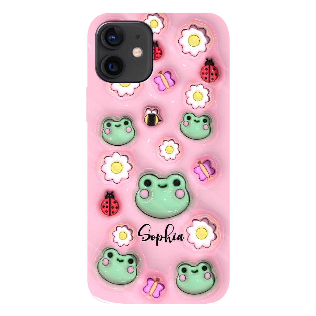 Coque de téléphone personnalisée « Grenouilles » - Motif grenouille intégral