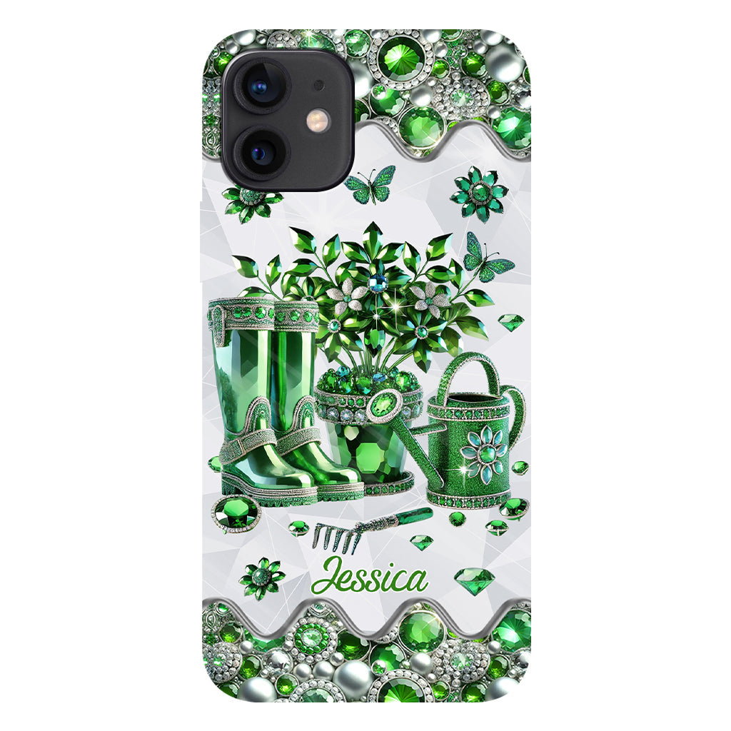 Just A Girl Who Loves Gardening - Personalized Gardening Full Print Phone Case