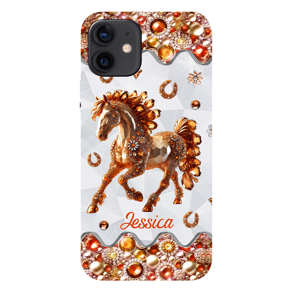 Just A Girl Who Loves Horses - Personalized Horse Full Print Phone Case