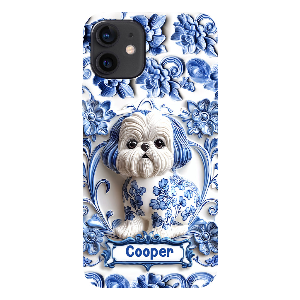 Cute Dog - Personalized Dog Full Print Phone Case