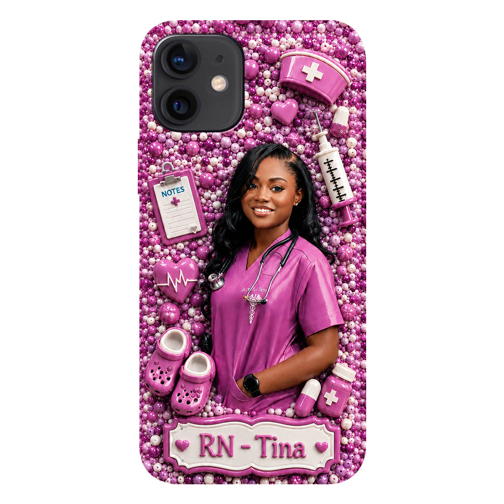 Love Being A Nurse - Personalized Nurse Full Print Phone Case