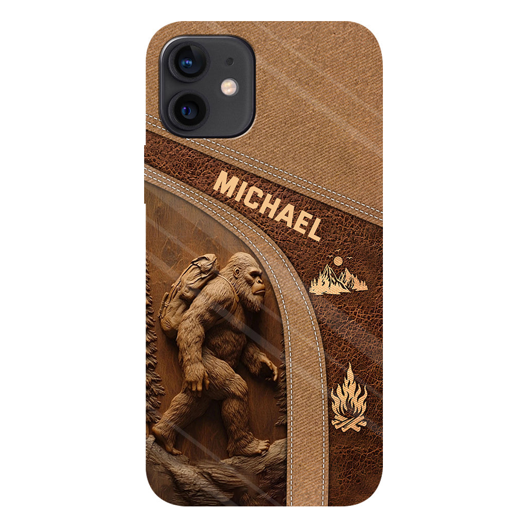 Sasquatch - Coque de téléphone personnalisée avec impression intégrale pour la randonnée