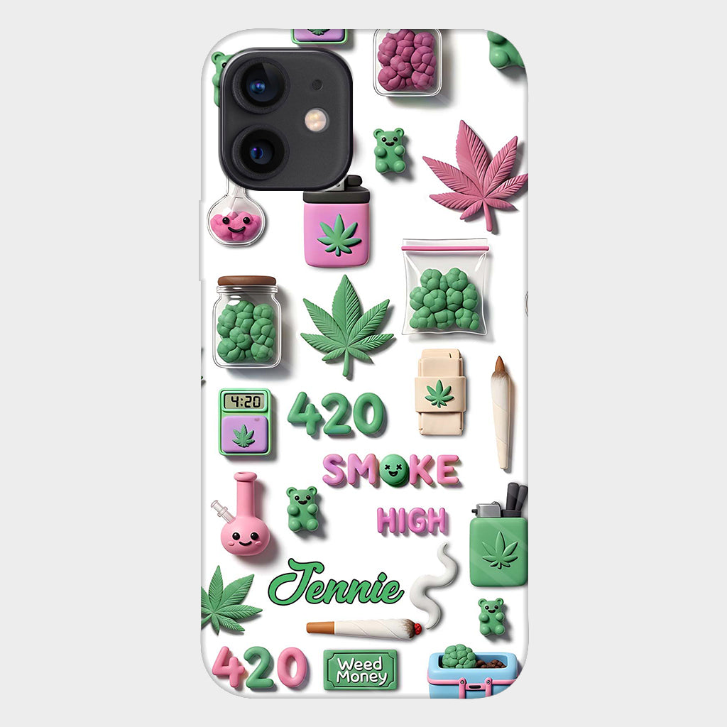 Stoner Chic - Personalized Weed Full Print Phone Case