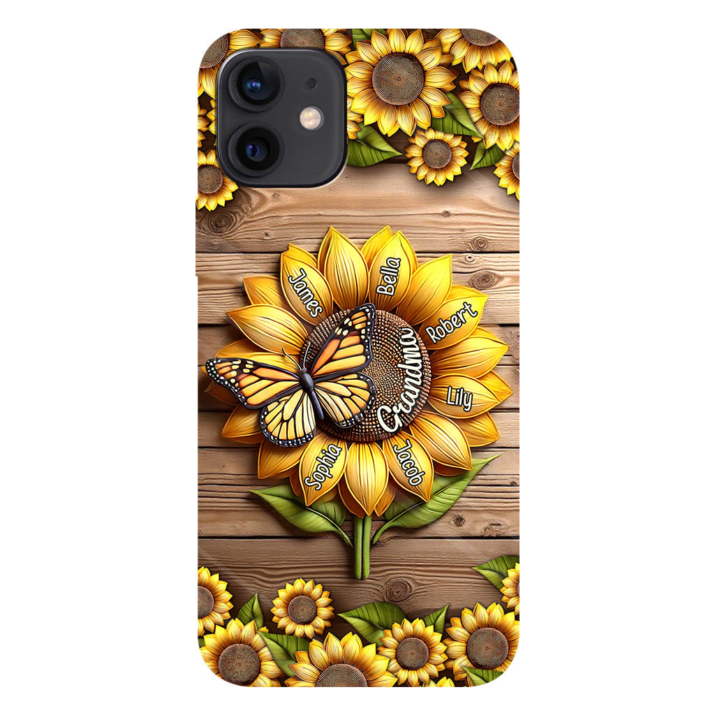 Tu es mon rayon de soleil, mamie maman - Coque de téléphone personnalisée avec impression intégrale « Mamie »