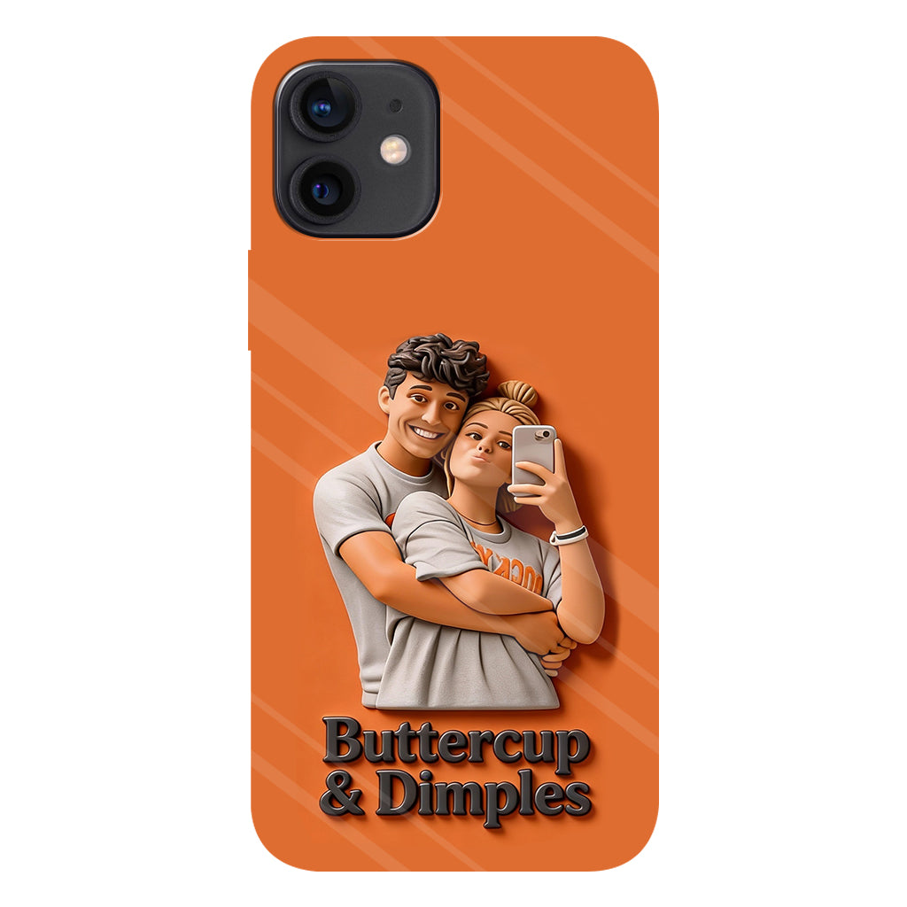 Coque de téléphone personnalisée avec photo pour couple - Cadeau idéal pour la Saint-Valentin