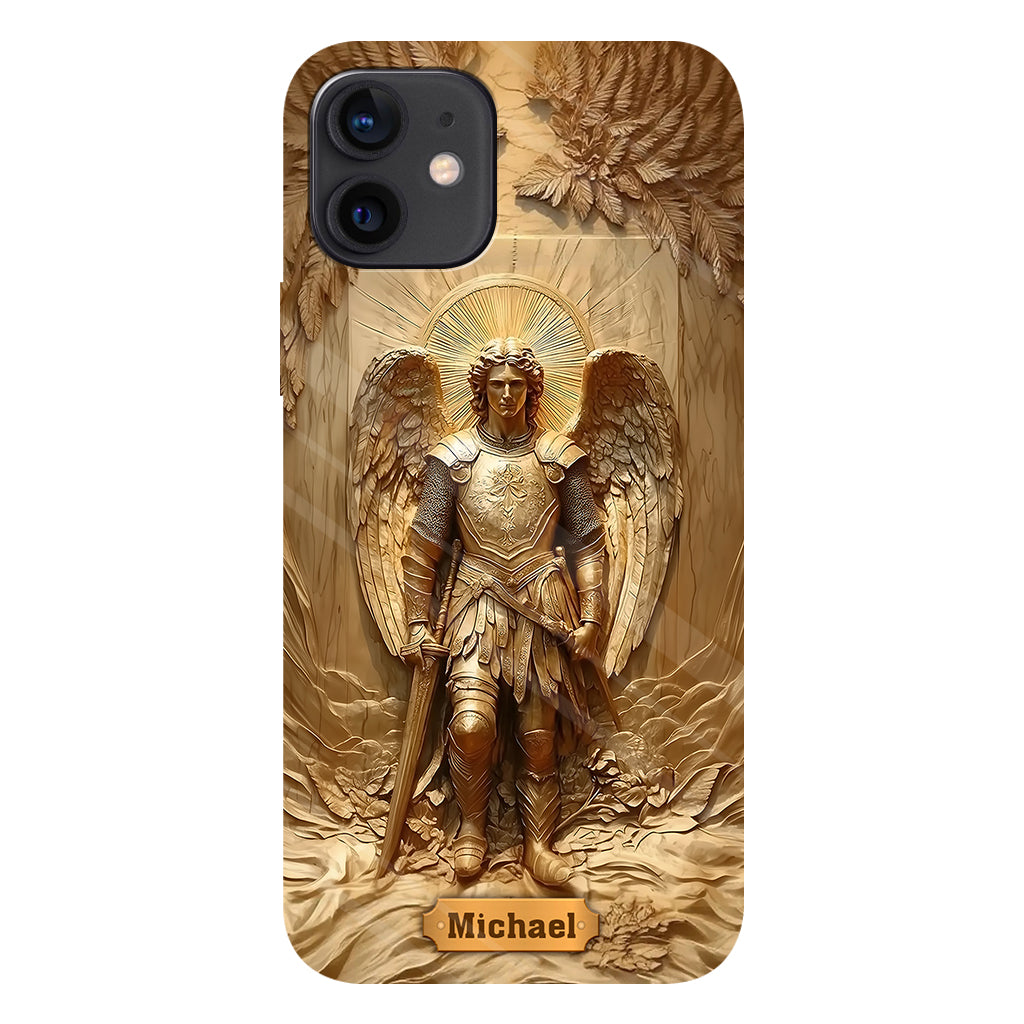 Archangel Michael - Personalized Christian Full Print Phone Case