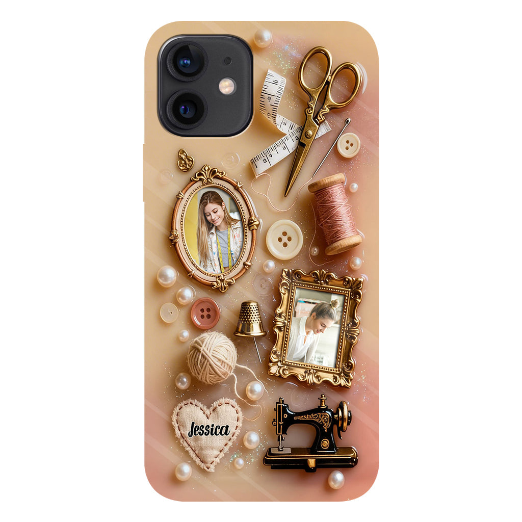 Coque de téléphone personnalisée « Couture » ​​avec imprimé intégral