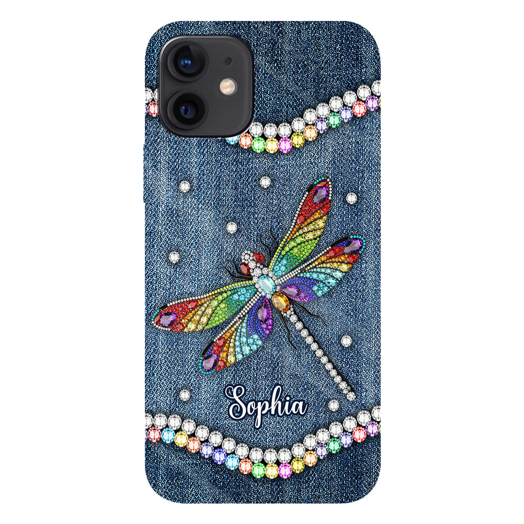 Magnifique libellule - Coque de téléphone personnalisée avec motif libellule intégral